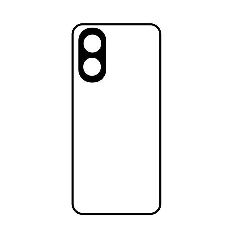 Coque-sublimation.fr Coque Sublimable Oppo A17 / Noir Coque Sublimation pour Oppo Coque Sublimation pour Oppo