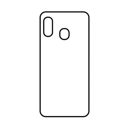 Coque-sublimation.fr Coque Sublimable Samsung Galaxy A20 Coque Sublimation Samsung Galaxy A - Contour noir Coque Sublimation Samsung Galaxy A - Contour noir