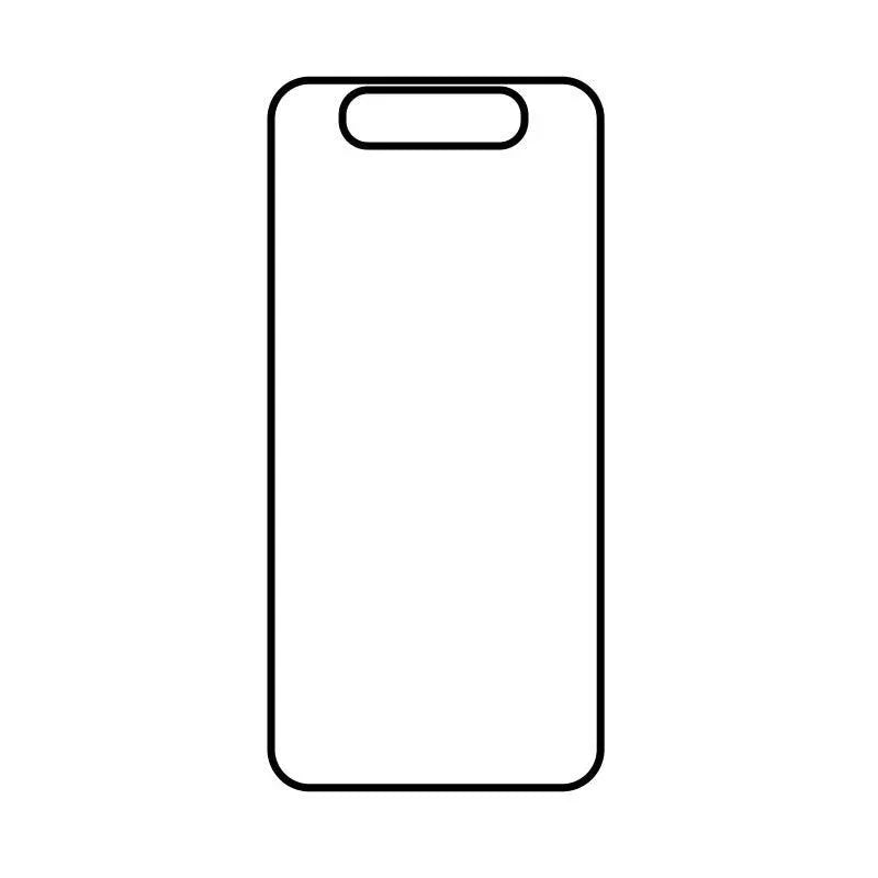 Coque-sublimation.fr Coque Sublimable Samsung Galaxy A80 Coque Sublimation Samsung Galaxy A - Contour noir Coque Sublimation Samsung Galaxy A - Contour noir