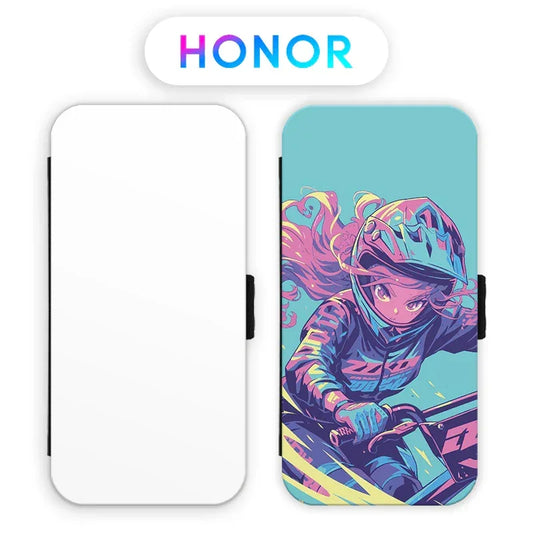 Coque-sublimation.fr Coque à Clapet Sublimable Honor 90 Lite Etui Sublimation Honor Etui Sublimation Honor