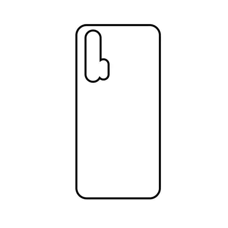 Coque sublimation Coque Sublimable Honor 20 Pro Coque Sublimation Honor - Contour noir Coque Sublimation Honor - Contour noir