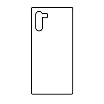 Coque-sublimation.fr Coque Sublimable Samsung Galaxy Note 10 Coque Sublimation Samsung Galaxy Note - Contour noir Coque Sublimation Samsung Galaxy Note - Contour noir