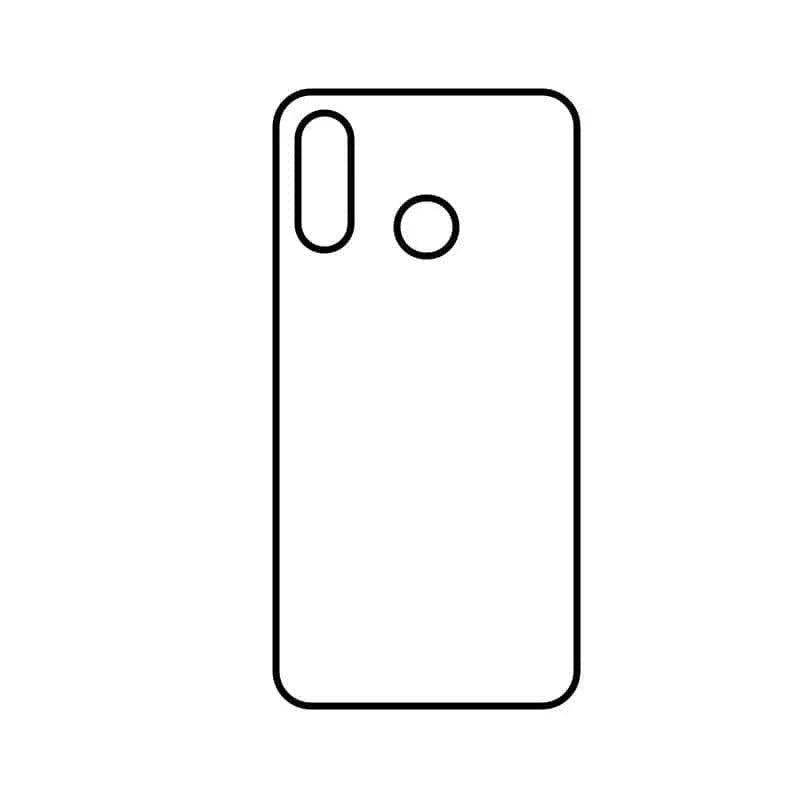 Coque-sublimation.fr Coque Sublimable Huawei P30 Lite / Noir Coque Sublimation Huawei et Honor Coque Sublimation Huawei et Honor