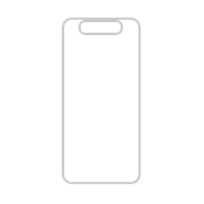 Coque-sublimation.fr Coque Sublimable Samsung Galaxy A80 Coque Sublimation Samsung Galaxy A - Contour transparent Coque Sublimation Samsung Galaxy A - Contour transparent