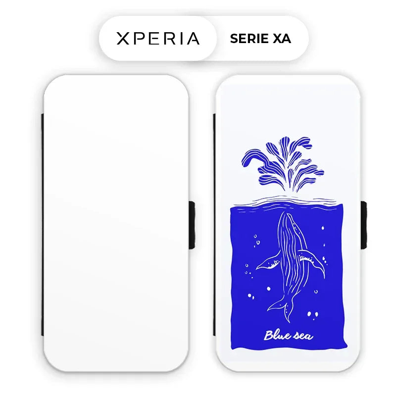 Coque-sublimation.fr Coque à Clapet Sublimable Sony Xperia XA2 Etui Sublimation Sony Xperia XA Etui Sublimation Sony Xperia XA