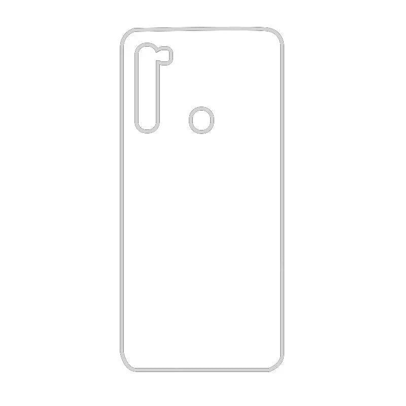 Coque-sublimation.fr Coque Sublimable Xiaomi Redmi Note 8 Coque Sublimation Xiaomi Redmi Note - Contour transparent Coque Sublimation Xiaomi Redmi Note - Contour transparent