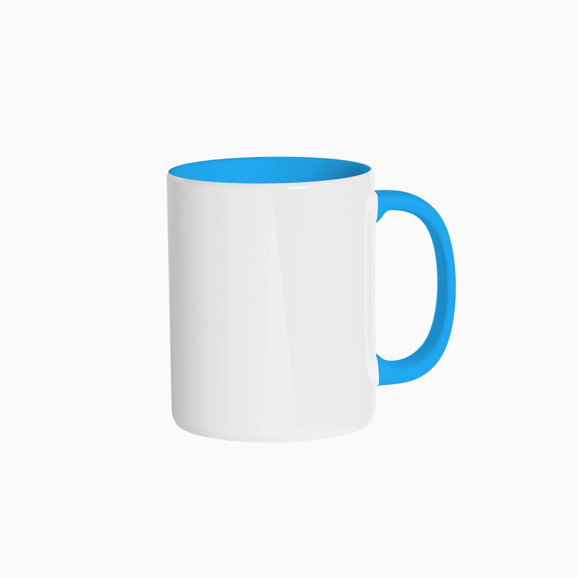 Mug bleu ciel imprimé expédié chez le client en Dropshipping