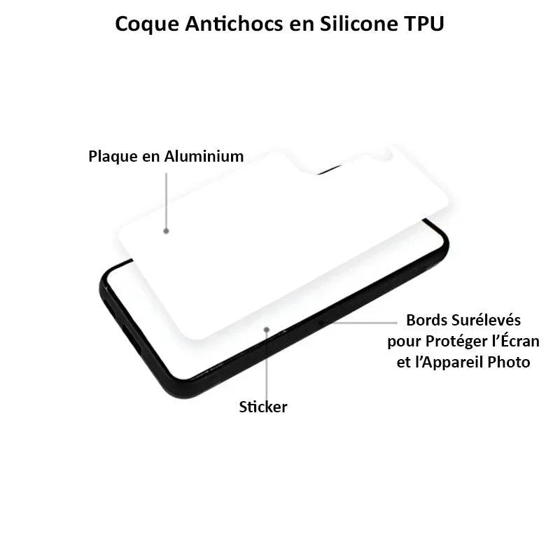Coque sublimation Coque Sublimable Coque Sublimation Honor - Contour noir Coque Sublimation Honor - Contour noir
